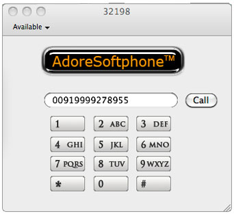 Adore Softphone for MAC 1.1