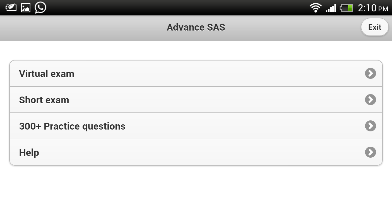 Advance SAS Practice Exam Pro 1.0.0