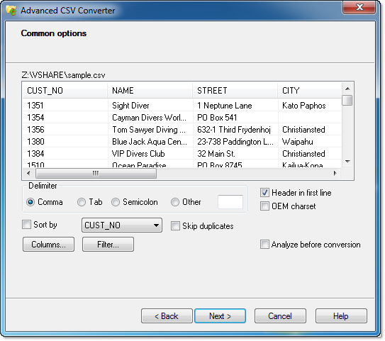 Advanced CSV Converter 4.45