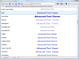 Advanced Font Viewer 5.1