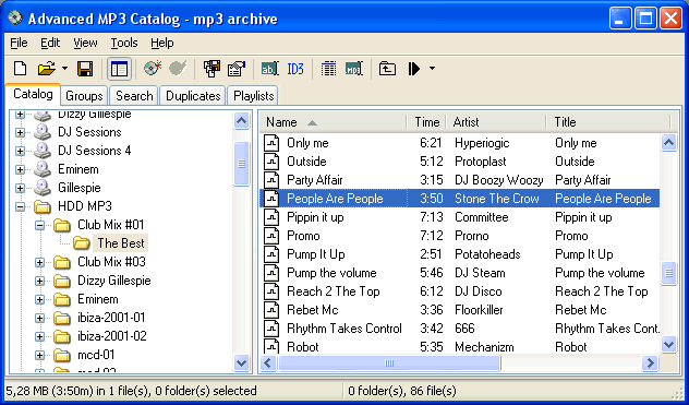 Advanced MP3 Catalog Pro 3.05