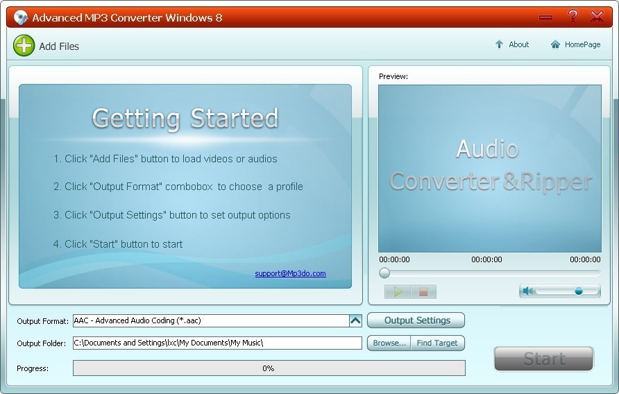 Advanced MP3 Converter Windows 8 1.1
