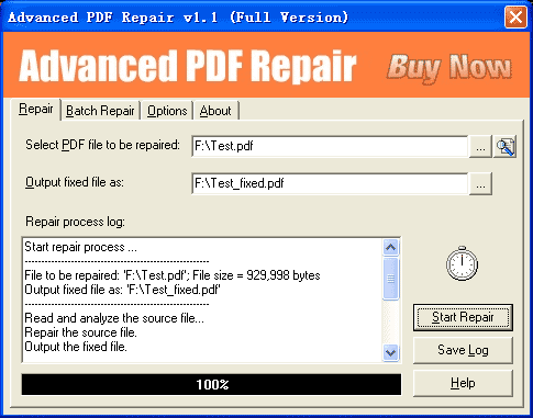 Advanced PDF Repair 1.0