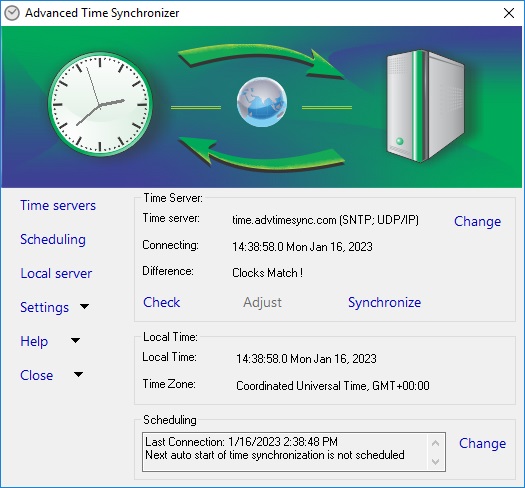 Advanced Time Synchronizer 5.0.0.2301