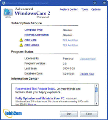 Advanced WindowsCare Personal 2.72