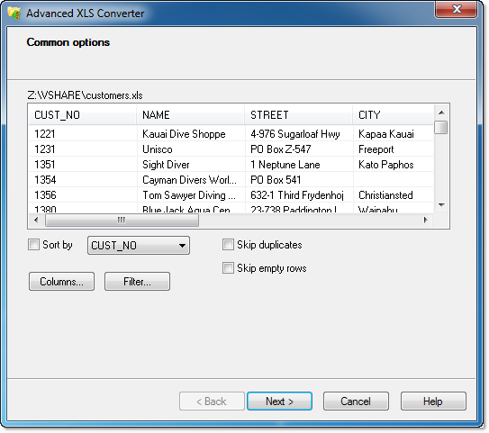 Advanced XLS Converter 3.55