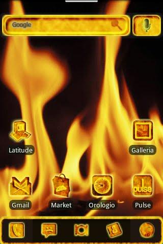 ADW Red Fire & Magma Theme Pro 1.0