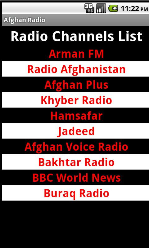 Afghan Radios 1.0