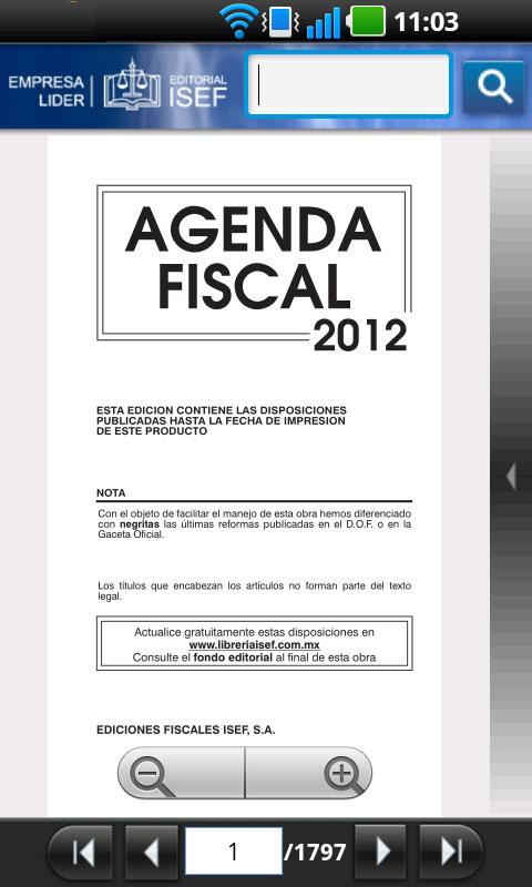 Agenda Fiscal 2012 para Tablet 1.1