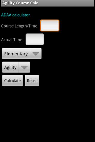 Agility Course Calculator 7.0