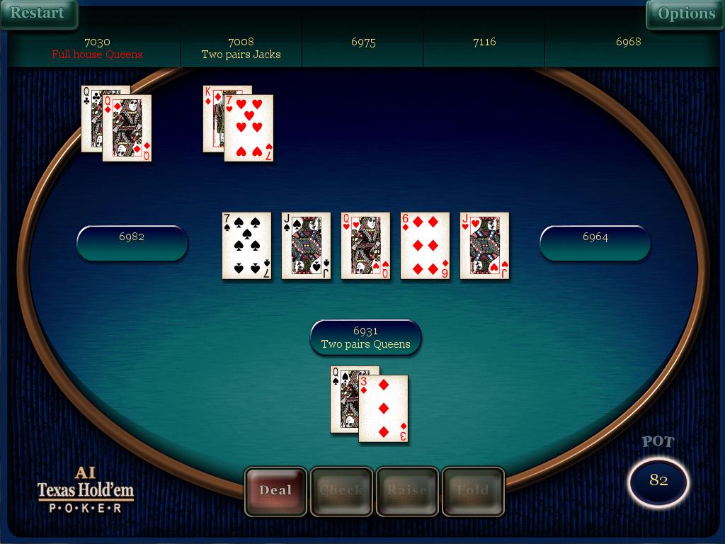 AI Texas hold'em poker 1.0.5