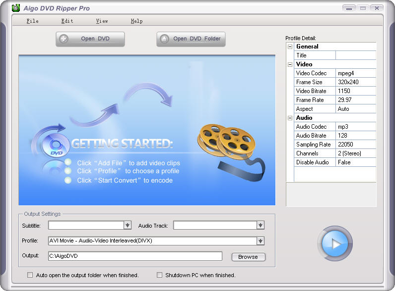 Aigo DVD Ripper Pro 2.0.13