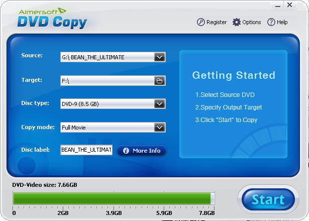 Aimersoft DVD Copy 2.1.0.7
