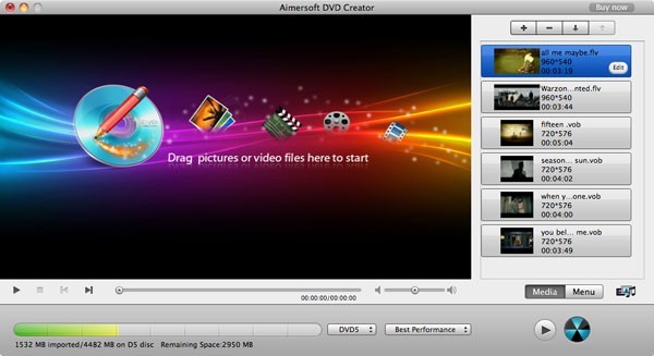 Aimersoft DVD Creator for Mac 3.6.3