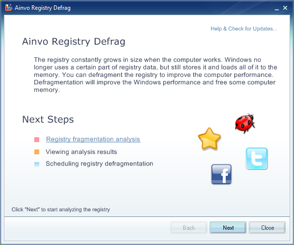 Ainvo Registry Defrag 4.1.7.2010