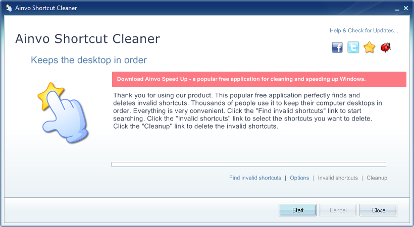 Ainvo Shortcut Cleaner 2.3.2.351