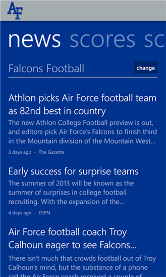 Air Force Falcons SuperFans 2.0.0.0