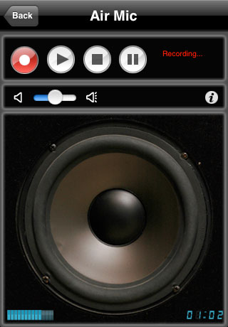 Air Mic Live Audio for iPhone/iPod Touch (Windows Version) 1.1