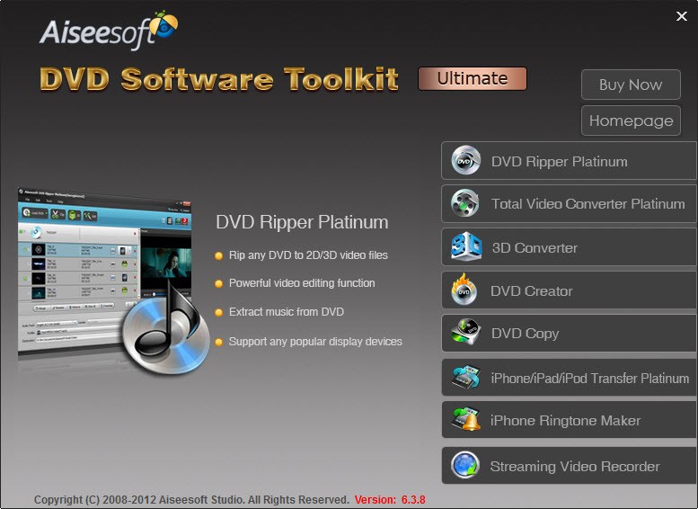 Aiseesoft DVD Software Toolkit Ultimate 7.2.12