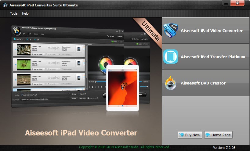 Aiseesoft iPad Converte Suite Ultimate 7.2.50