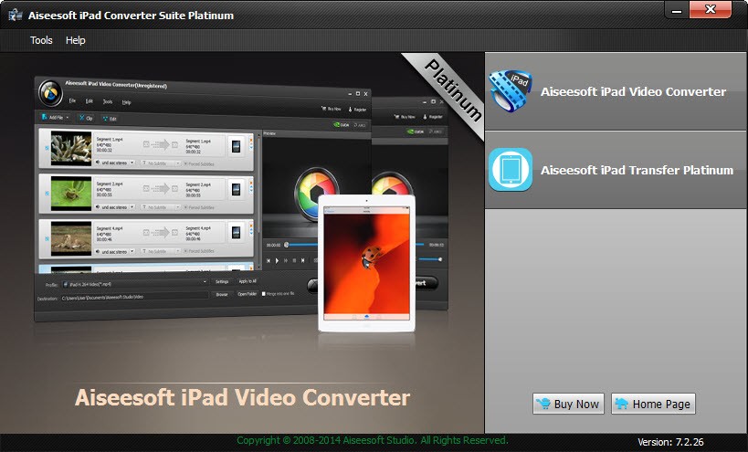 Aiseesoft iPad Converter Suite Platinum 7.2.52