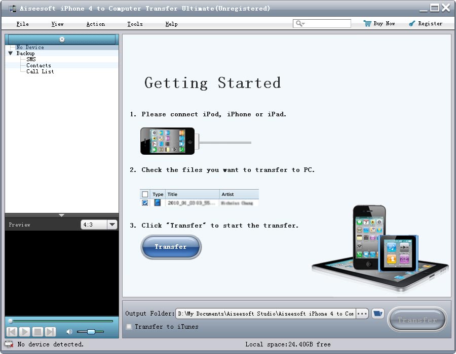 Aiseesoft iPhone 4 to Computer Transfer 5.1.12