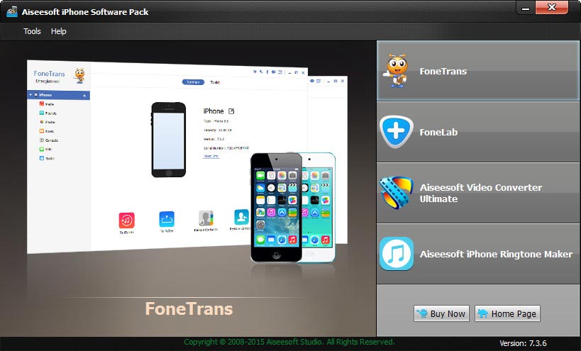 Aiseesoft iPhone Software Pack 7.3.8