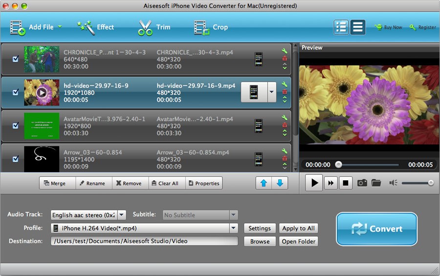 Aiseesoft iPhone Video Converter for Mac 6.3.6