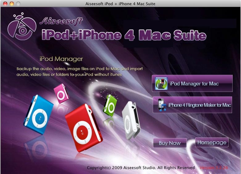 Aiseesoft iPod + iPhone 4 Mac Suite 3.3.28