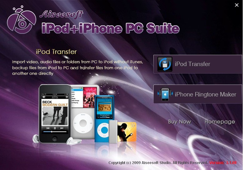 Aiseesoft iPod + iPhone PC Suite 5.1.10