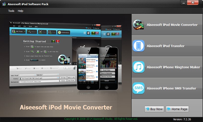 Aiseesoft iPod Software Pack 7.2.12