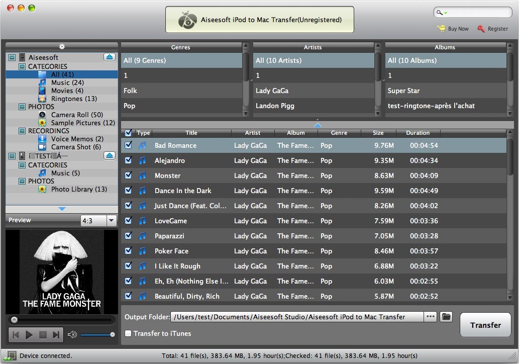 Aiseesoft iPod to Mac Transfer 6.2.02