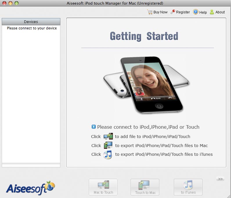 Aiseesoft iPod touch Manager for Mac 3.1.06