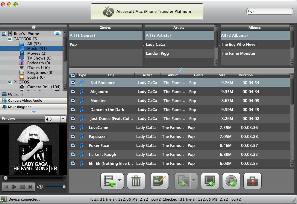 Aiseesoft Mac iPhone Transfer Platinum 6.3.30