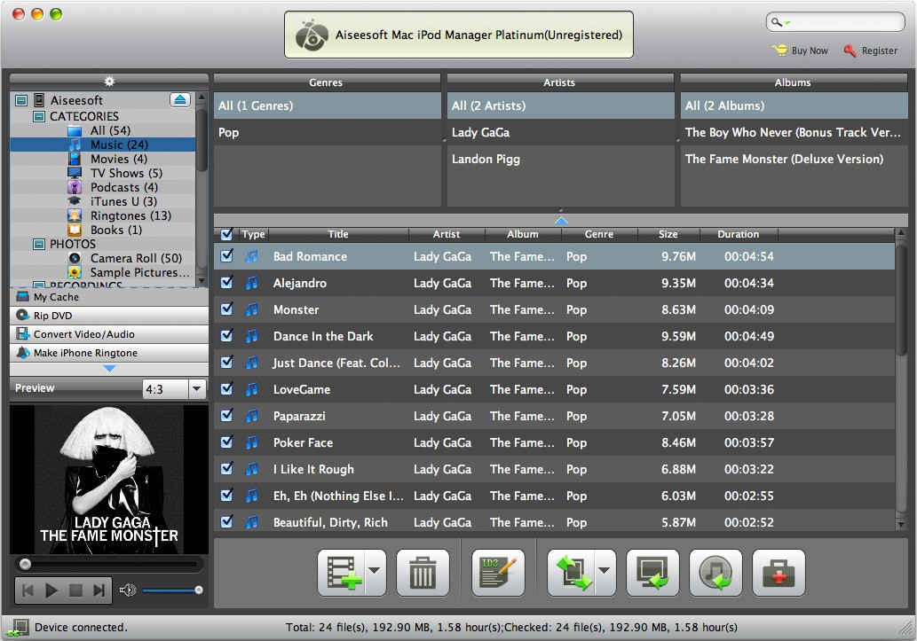 Aiseesoft Mac iPod Manager Platinum 6.3.18