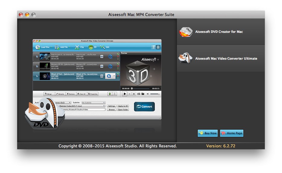 Aiseesoft Mac MP4 Converter Suite 6.2.76