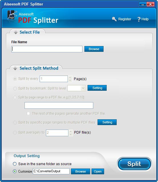 Aiseesoft PDF Splitter 3.0.46