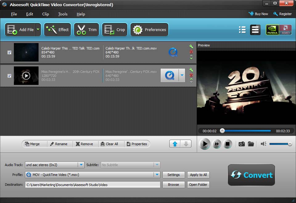 Aiseesoft QuickTime Video Converter 6.5.10