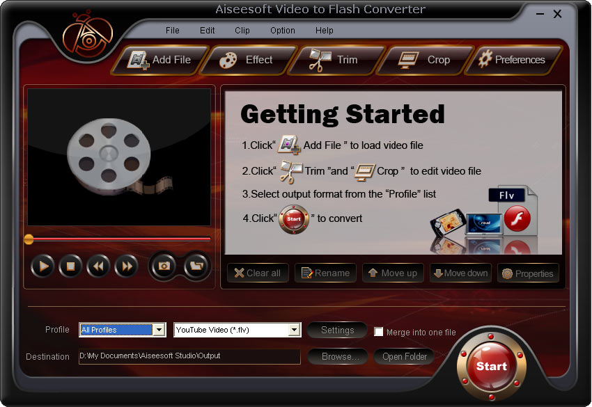 Aiseesoft Video to Flash Converter 4.0.06