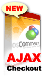 AJAX checkout for OsCommerce 1.0