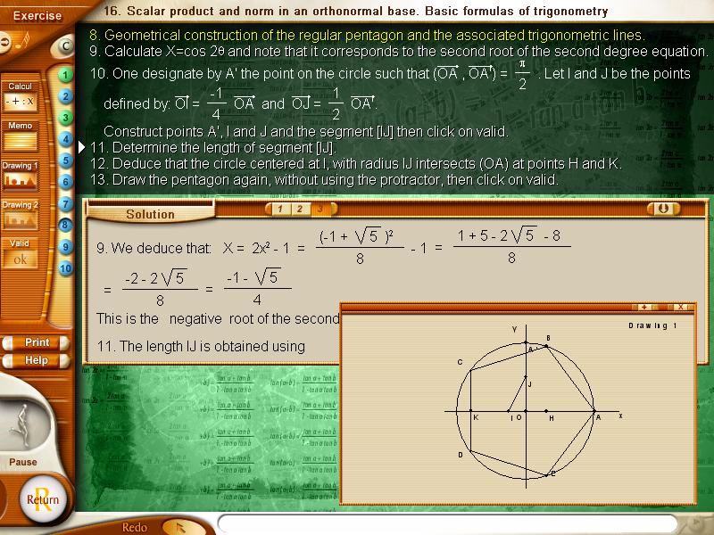 ALGEBRA 3 : Analysis, vectors, trigonometry, probabilitiesOCZ 2.01.002