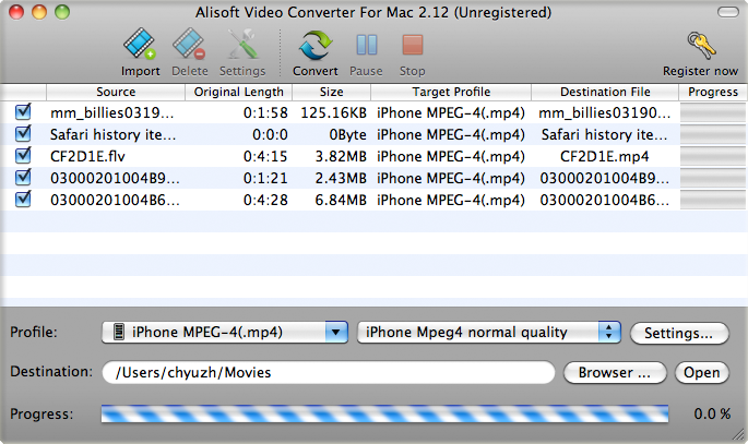 Alisoft Video Converter for Mac 2.12