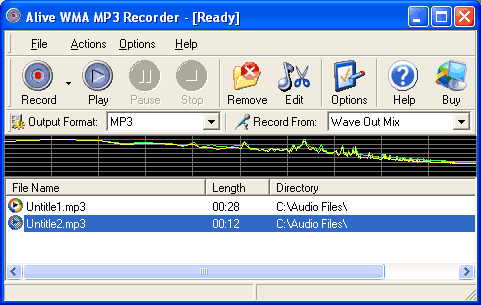 Alive WMA MP3 Recorder 2.6.3.6