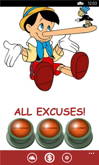 All excuses! 1.0.0.0