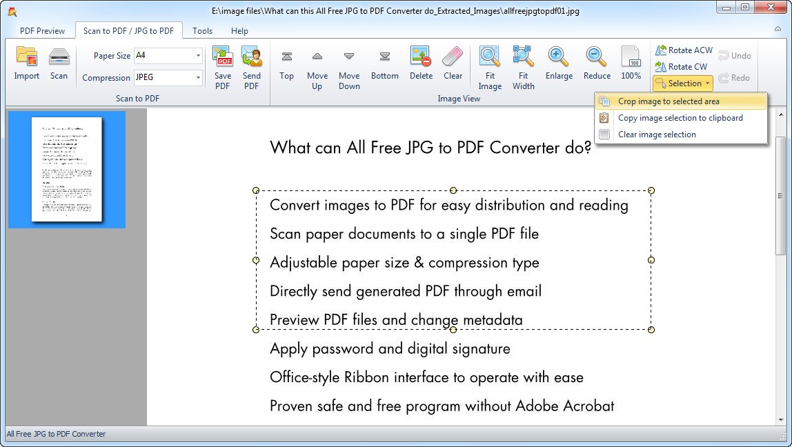 All Free JPG to PDF Converter 3.1.9