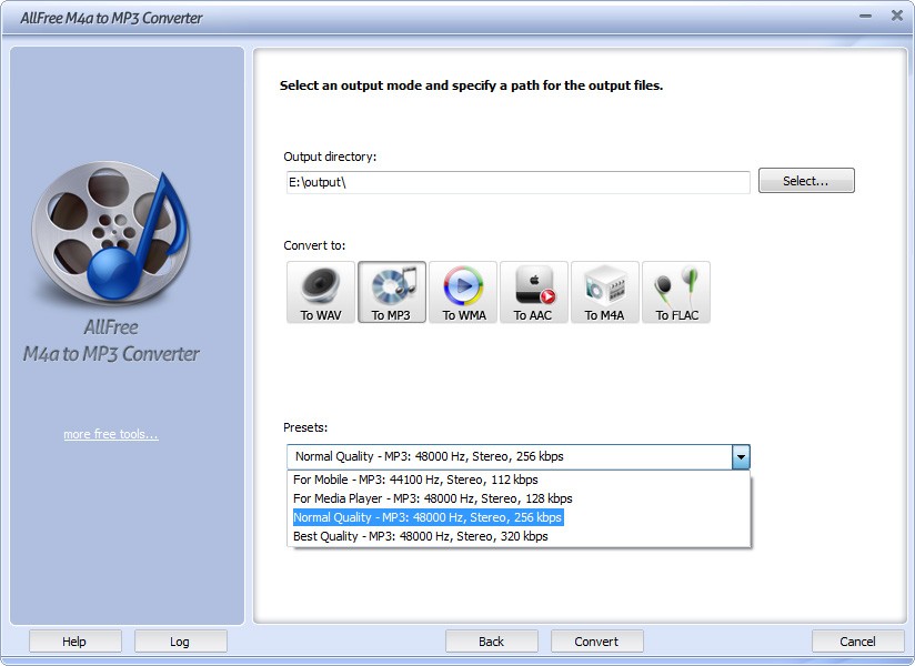 All Free M4a to MP3 Converter 7.4.2