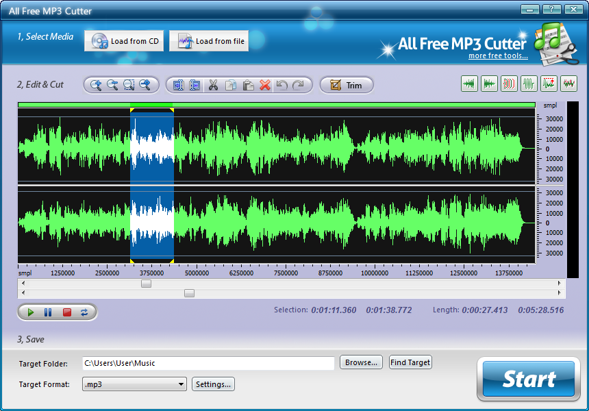 All Free MP3 Cutter 2.8.6