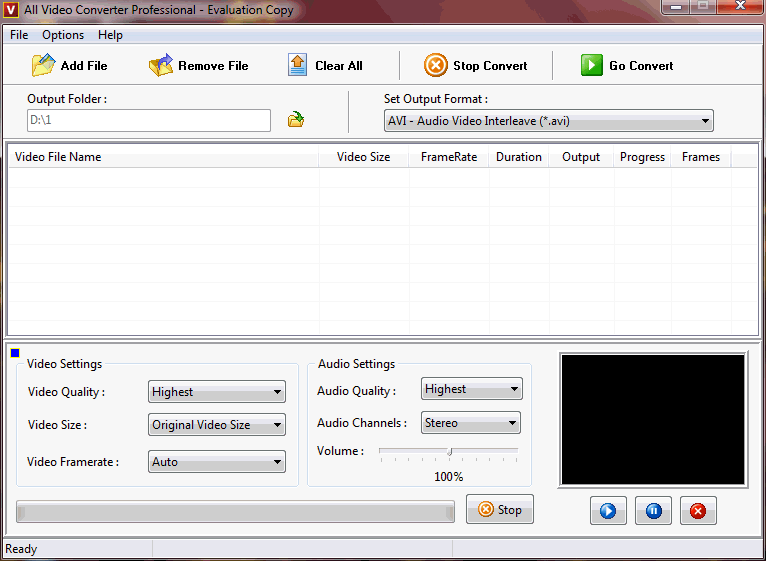 All Video Converter Professional 4.2