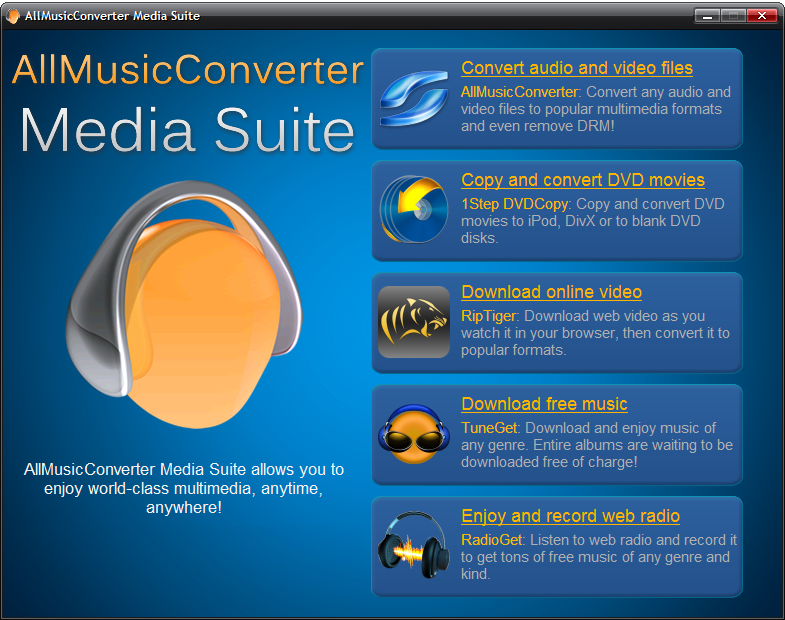 AllMusicConverter Media Suite 4.3.8