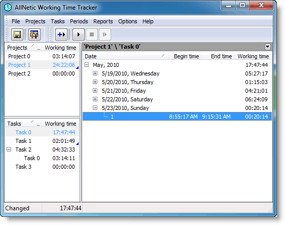 AllNetic Working Time Tracker 3.0